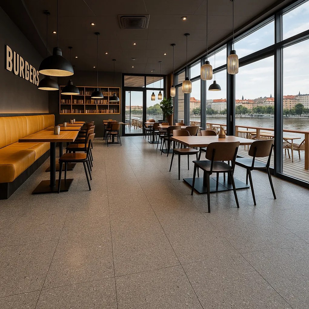 Beaulieu International Group, PVC podlaha - lino Master X 2979, na mieru, šíře 2m,4m, šedá, pvc, chodba / predsieň