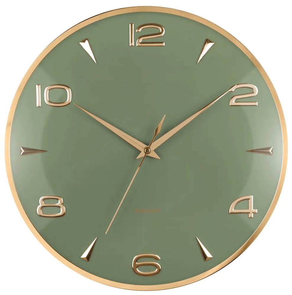 Nástenné hodiny Karlsson KA6017GR, 41cm