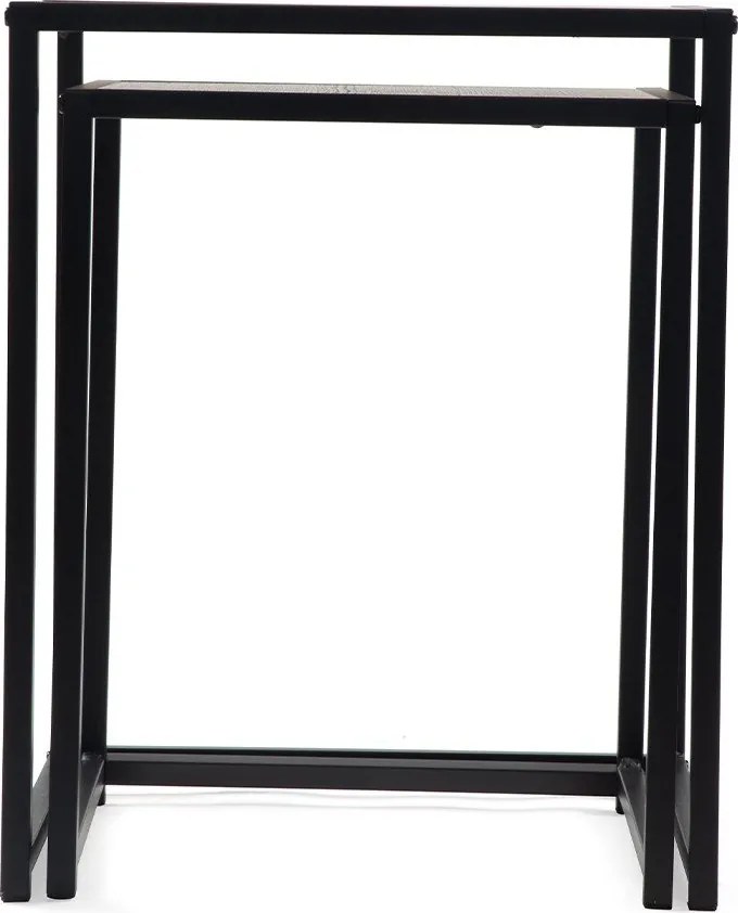 Odkladacie stolíky v súprave 2 ks v dekore duba 38x38 cm Noah – Bonami Essentials