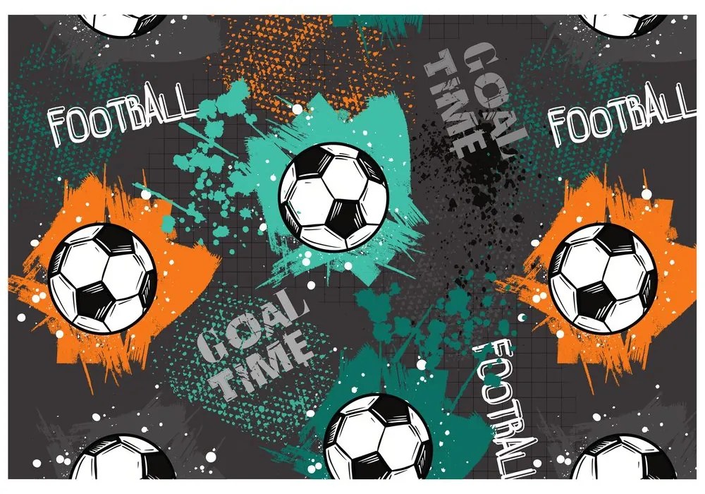 Tapeta futbalová lopta v modernom prevedení