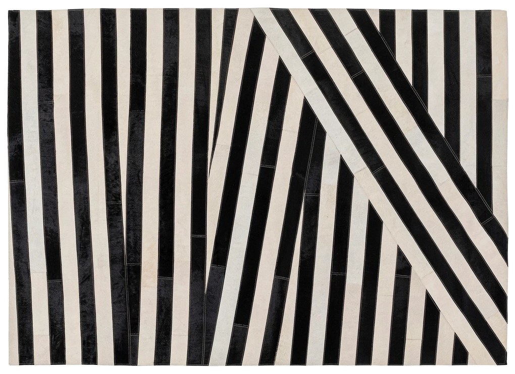 Tapes koberec čierno-biely 170x240 cm