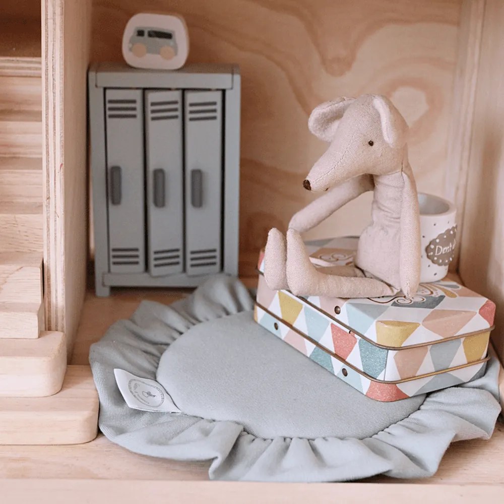 Mini podložka s volánom púštna zelená