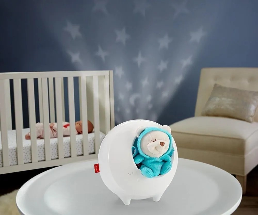 Fisher Price projektor s motýľom kamarátom pre pokojné sny