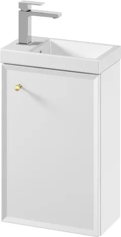 Cersanit S801-568 - Závesná kúpeľňová skrinka s umývadlom MILLE 40x22 cm biela