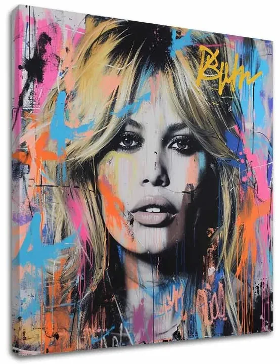 Obraz Brigitte Bardot - Krása zachytená na plátne | 100% originál domaľovaný akrylom