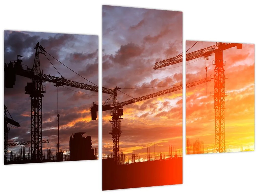 Obraz - Stavenisko (90x60 cm)