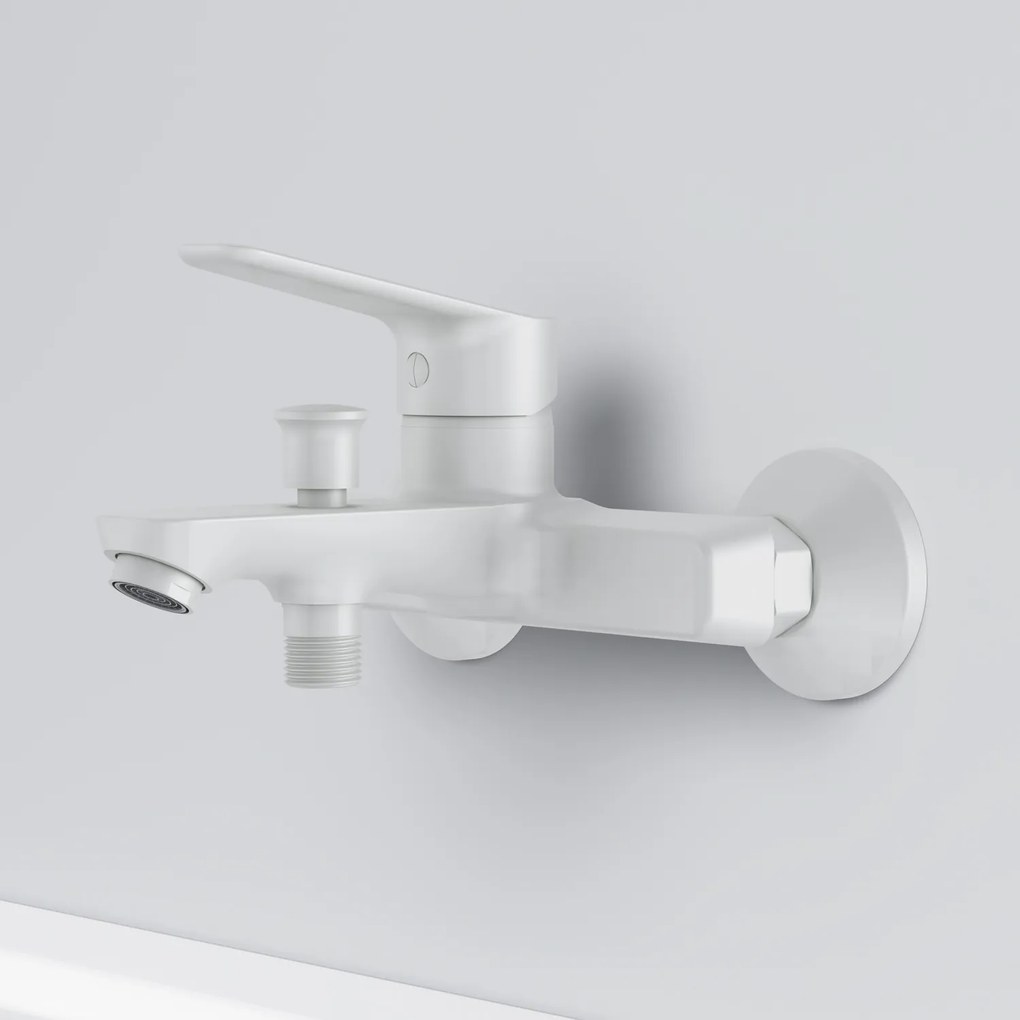 Vaňová a sprchová batéria AM.PM Hit FTA10033 jednopáková, biela