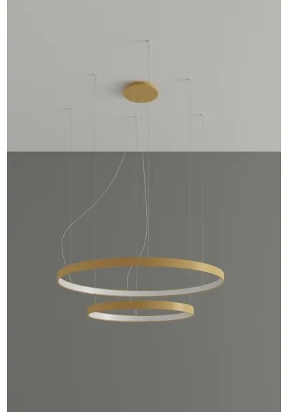 Thoro TH.268 - LED Luster na lanku RIO LED/80W/230V CRI95 4000K zlatá