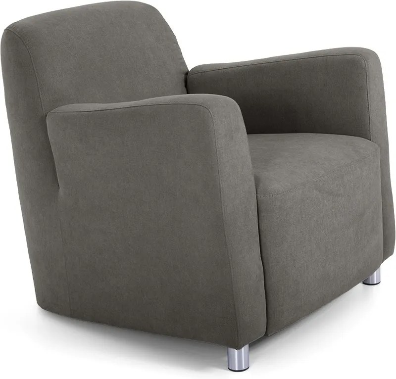 DREVONA09 Fotel hnedo šedý AVA PIXY 1 (Soro 91)