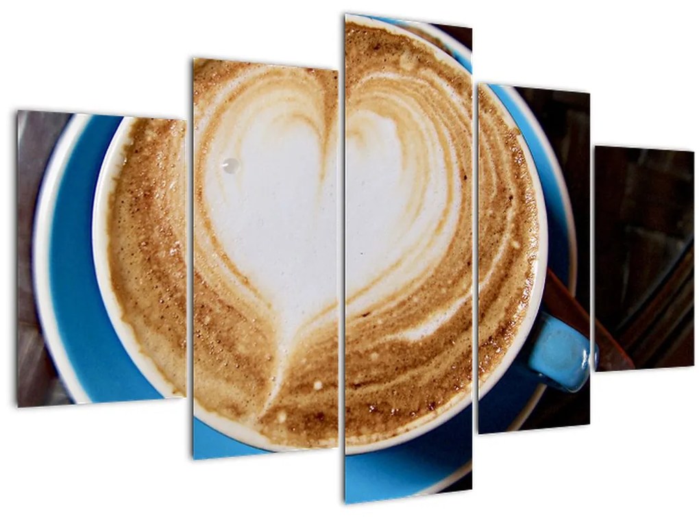 Obraz - Latte Art (150x105 cm)