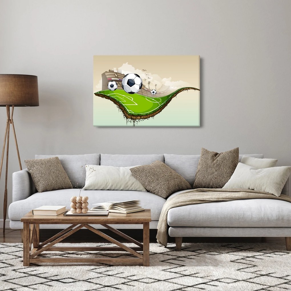 Obraz - Futbalové ihrisko (90x60 cm)