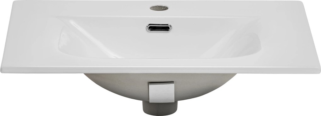 Comad Nábytkové keramické umývadlo SKY 80/DP-8099, 81x46 cm, biela lesklá