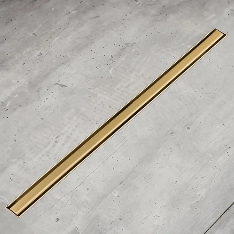 BPS-koupelny Sprchový odtokový žľab DL03 HYD-6128 50 cm, zlatý kartáčovaný