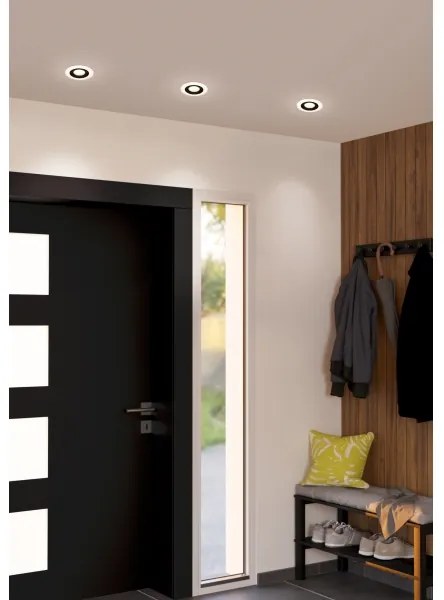 Eglo 900915 - SADA 3x LED Podhľadové svietidlo CALONGE 3xLED/4,8W/230V čierna