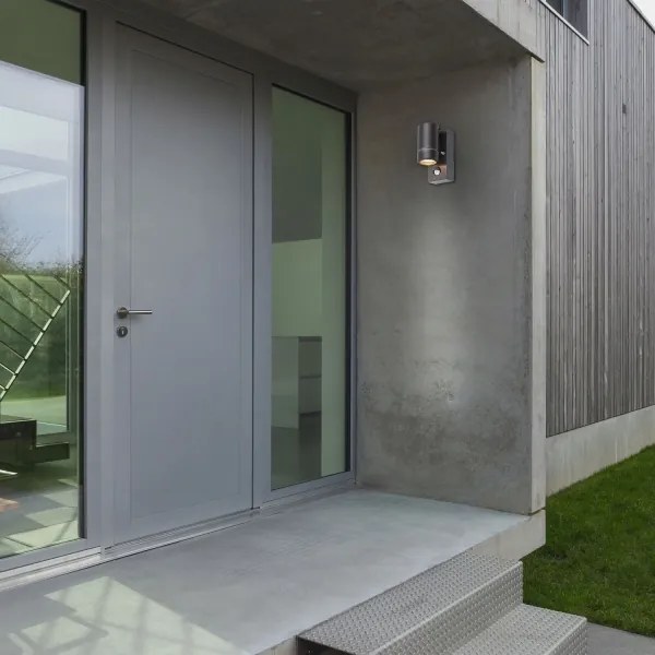 Rabalux 8834 - Vonkajšie nástenné svietidlo so senzorom MEDINA 1xGU10/10W/230V