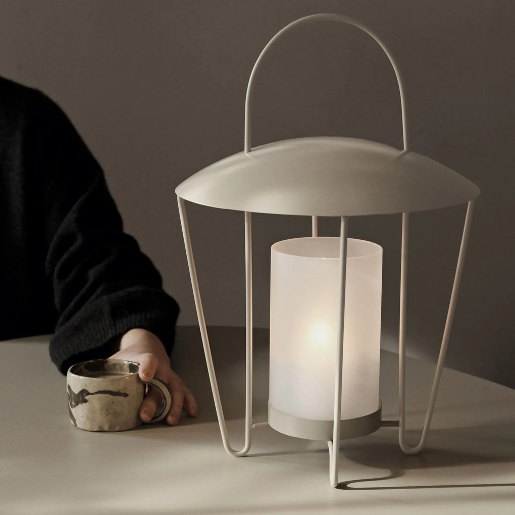 Ferm Living Lucerna na svíčku Abri, cashmere