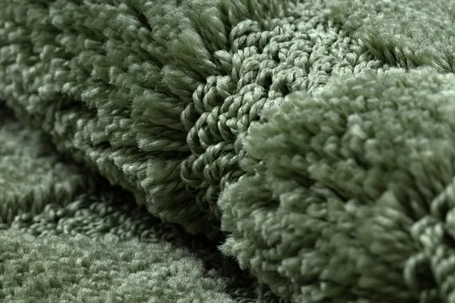 Kúpeľňový koberček SUPREME LINES kamienky, zelený