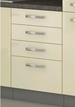 Dolná kuchynská skrinka Karmen 40D, 40 cm, šedá/krémová%