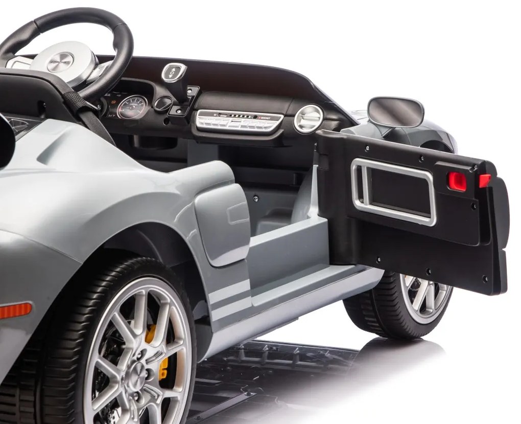 Elektrické autíčko pre deti Ford GT sivé