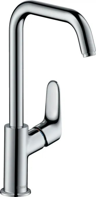 Hansgrohe Focus E2, páková umývadlová batéria 240, s otočným výtokom a výpusťou, chrómová, 31609000