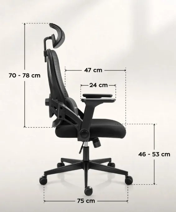 Herné kreslo Combat 2.7 Black