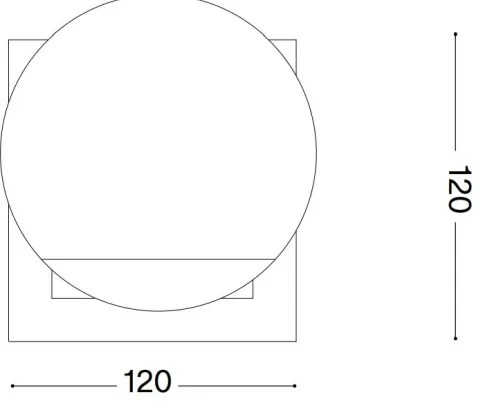 Ideal Lux - LED Stolná lampa ANGOLO 1xG9/3W/230V mosadz