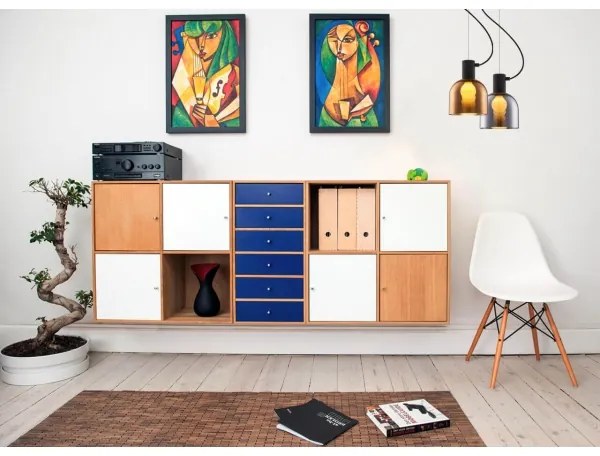 Klausen 111049 - Luster na lanku FIRE 1xE27/9W/230V šedá/čierna