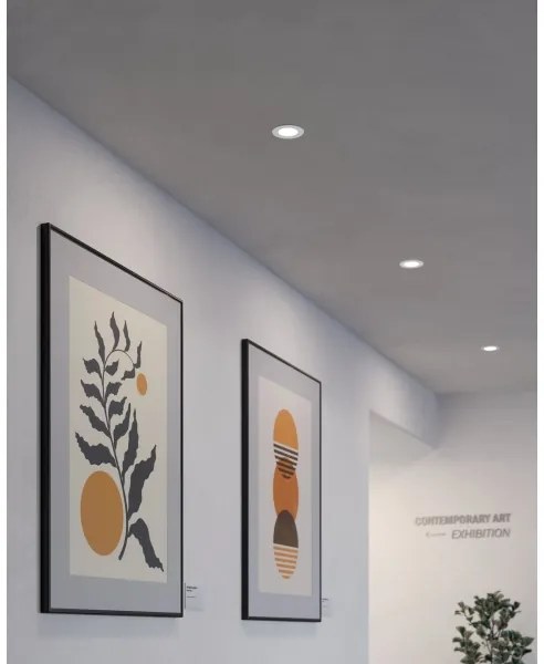 Eglo 99135 - SADA 3× LED podhľadových svietidiel FUEVA 5 LED/2,7W/230V