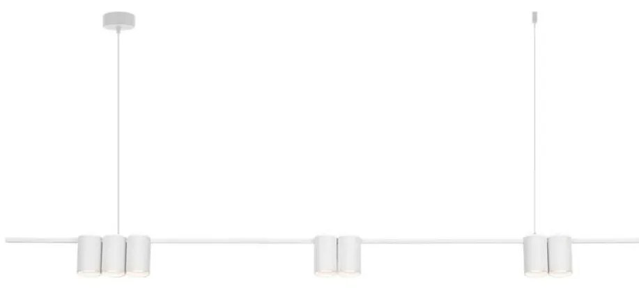 Luster na lanku GENESIS 7xGU10/8W/230V biela