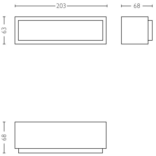 Philips 17354/93/P3 - LED Vonkajšie nástenné svietidlo LED/4,5W IP44