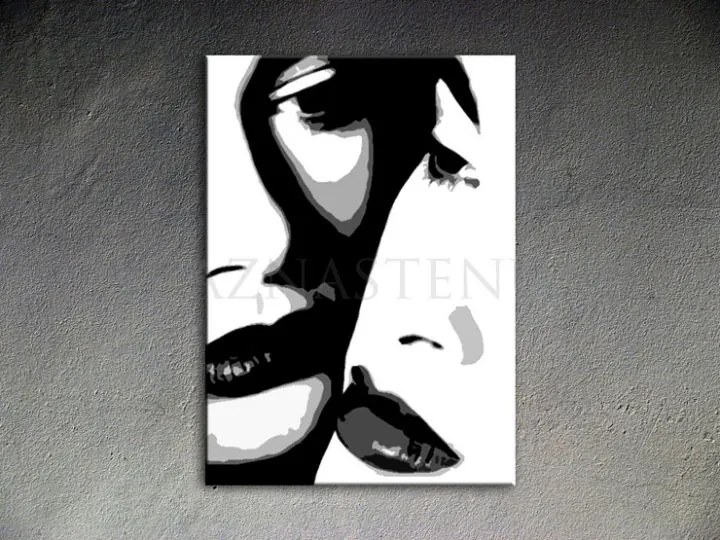 Ručne maľovaný POP Art obraz Two women | rôzne rozmery