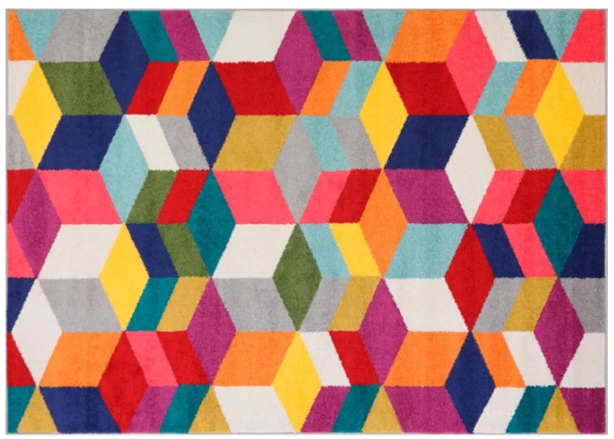 Štýlový koberec s geometrickým vzorom Salsa Šírka: 80 cm | Dĺžka: 150 cm
