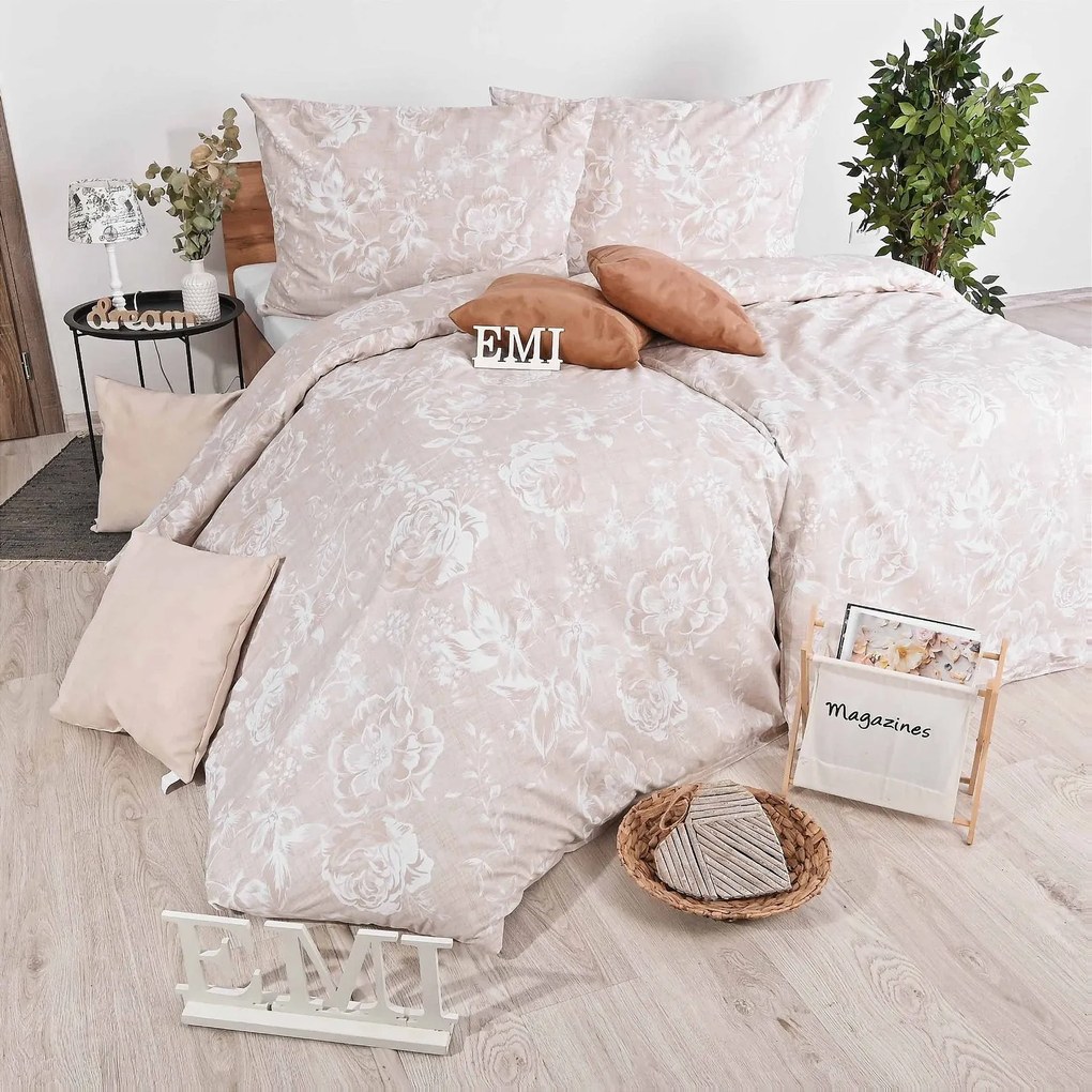 Obliečky bavlnené Nirela EMI: Štandardný set jednolôžko obsahuje 1x 140x200 + 1x 70x90