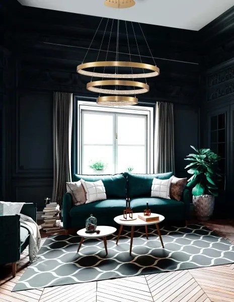 LED luster Preston 180 zlaté