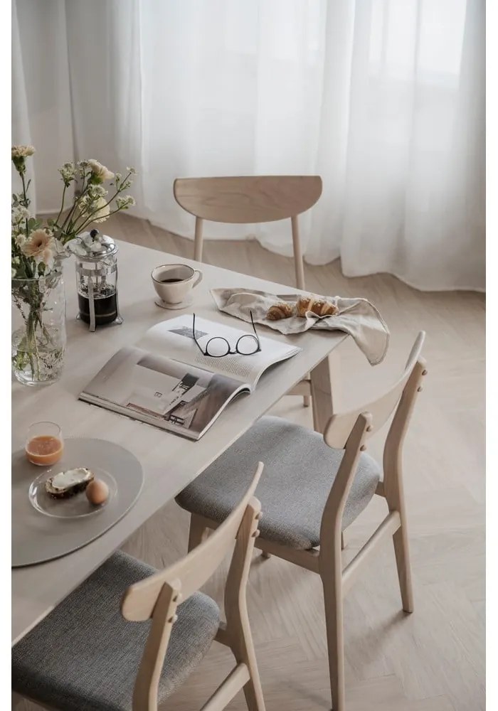 Jedálenské stoličky v súprave 2 ks v prírodnej farbe Rodham - Rowico