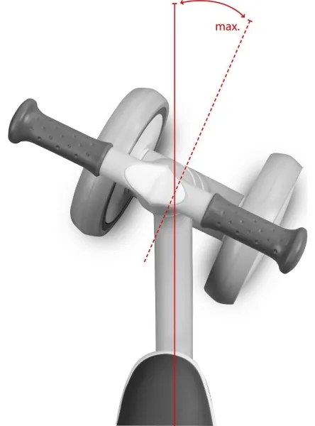 Odrážadlo KVADROLET šedá/hnedá