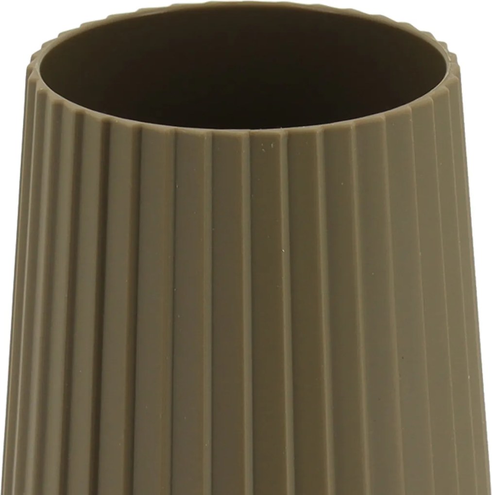 Sada kúpeľňových doplnkov Roza, olivová/s drevenými prvkami