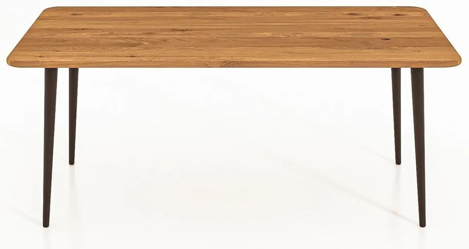 Konferenčný stolík z dubového dreva v prírodnej farbe 60x110 cm Kula - The Beds