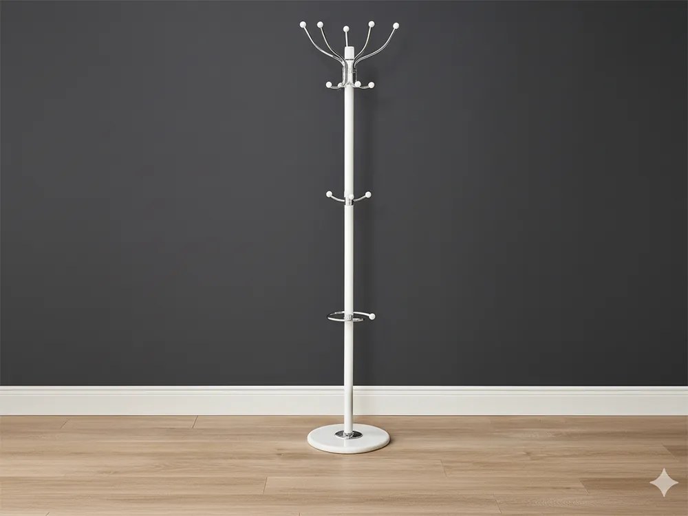 CH Stojanový vešiak Kazer - biela