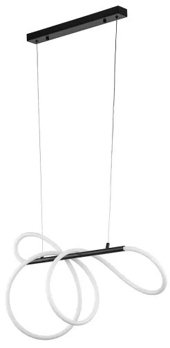 LED luster na lanku FLEXI LED/36W/230V 4000K čierny