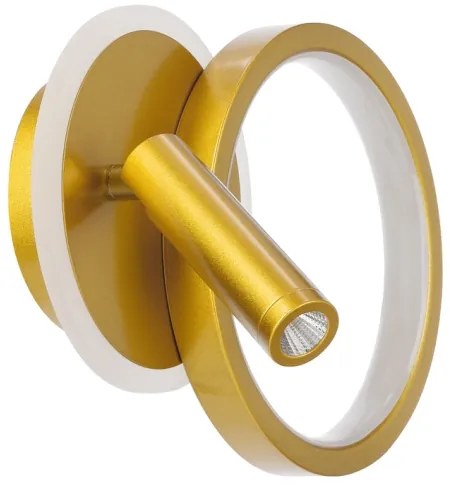 LED nástenné bodové svietidlo MONET LED/15W/230V zlaté