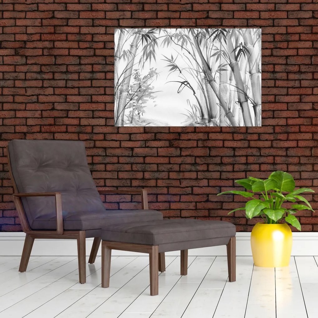 Obraz - Bambusový les (90x60 cm)