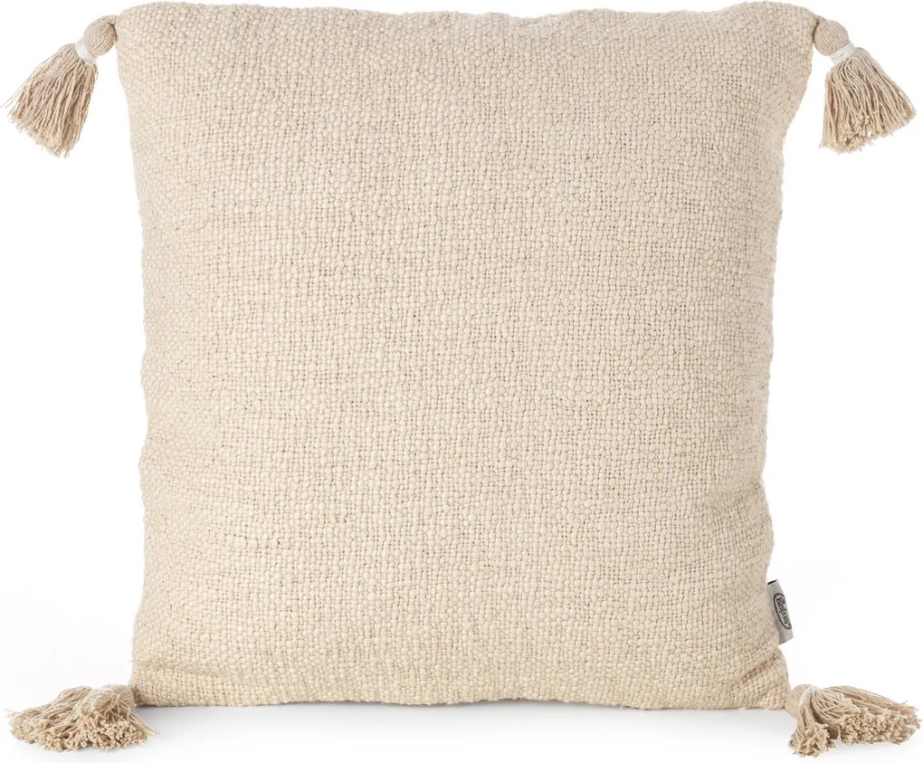 DEKORAČNÁ OBLIEČKA NA VANKÚŠ KIMI 45X45 CM BÉŽOVÁ