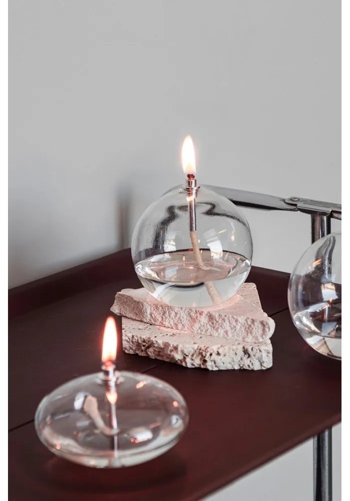 Sklenená olejová lampa (výška 10 cm) Aura – Mette Ditmer Denmark