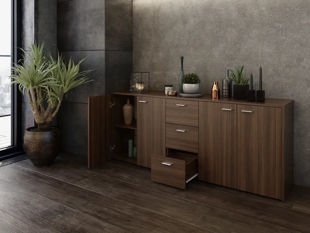 Skriňa HUGOS 180, tabakový orech