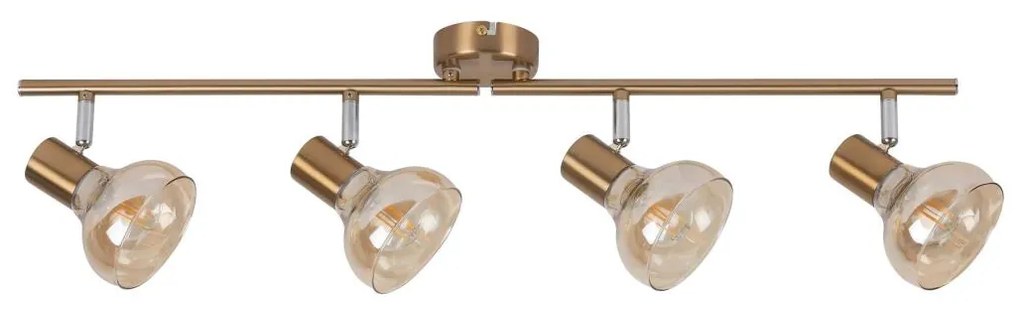 Rabalux 5550 - Bodové svietidlo HOLLY 4xE14/40W/230V zlatá RL5550