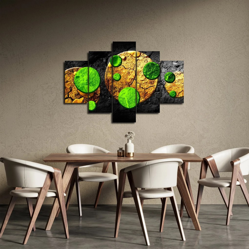Obraz abstrakcie - Guľa (150x105 cm)