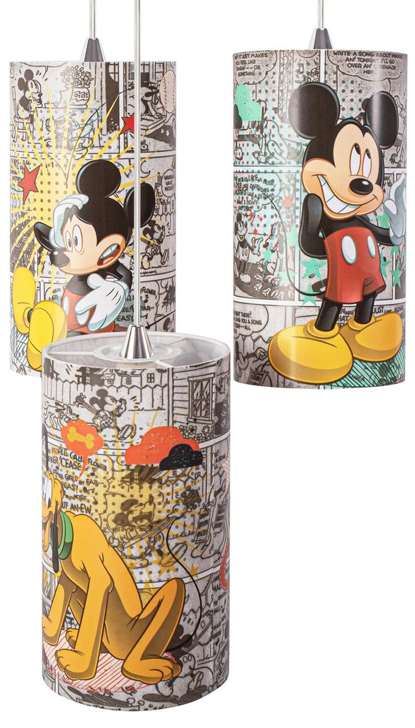 Nowodvorski, stropné svietidlo 3xE14 DISNEY MICKEY CLASSIC 4857, viacfarebné, OSW-21000