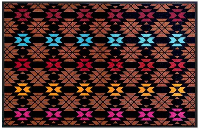 Premium rohožka s indiánskym vzorom- farebná (Vyberte veľkosť: 85*55 cm)