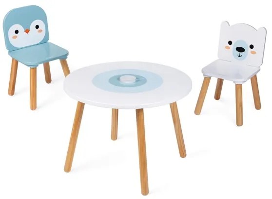 Janod - Drevený stolík so stoličkami